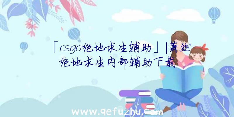 「csgo绝地求生辅助」|萧然绝地求生内部辅助下载